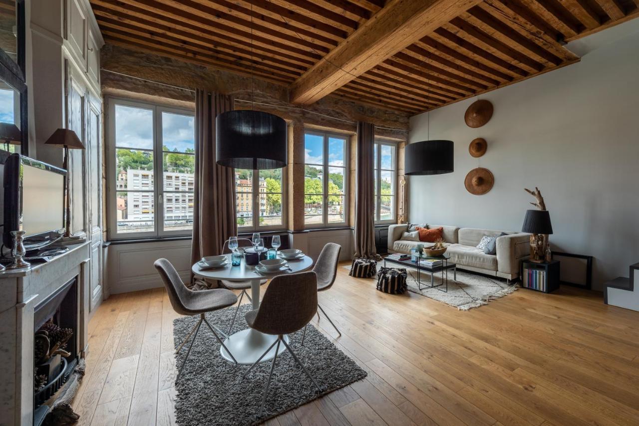 Le Loft Ethnic - Avec Jolie Vue Sur La Saone Διαμέρισμα Λυών Εξωτερικό φωτογραφία